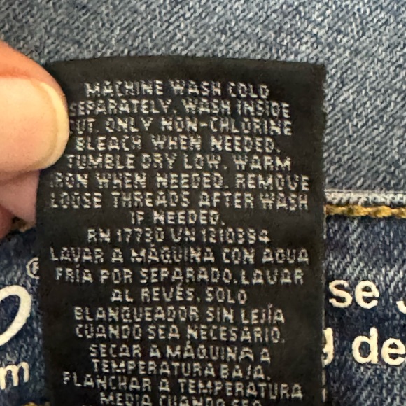 B-119 Mossimo High‎ Rise Denim Jean Jeggings Size 2 - Picture 12 of 13